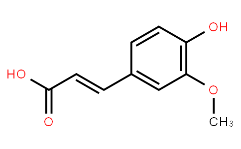 1135-24-6 | 3-(4-Hydroxy-3-methoxyphenyl)acrylic acid