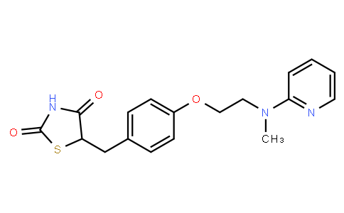 133416 | 122320-73-4 | 5-(4-(2-(Methyl(pyridin-2-yl)amino)ethoxy)benzyl)thiazolidine-2,4-dione