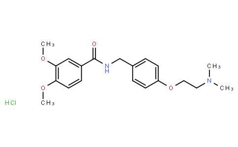 133472 | 122892-31-3 | N-(4-(2-(dimethylamino)ethoxy)benzyl)-3,4-dimethoxybenzamide hydrochloride