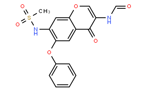 123663-49-0 | N-(7-(Methylsulfonamido)-4-oxo-6-phenoxy-4H-chromen-3-yl)formamide