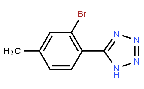 2971 | 1252046-09-5 | 5-(2-Bromo-4-Methylphenyl)-1H-1,2,3,4-Tetrazole