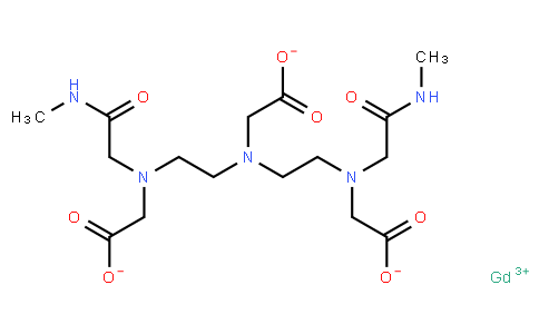 131410-48-5 | GADOLINIUM(III) 5,8-BIS(CARBOXYLATOMETHYL)-2-(2-(METHYLAMINO)-2-OXOETHYL)-10-OXO-2,5,8,11-TETRAAZADODECANE-1-CARBOXYLATE