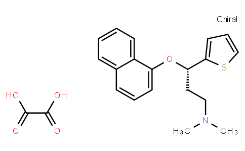 135799 | 132335-47-8 | (S)-N,N-Dimethyl-3-(naphthalen-1-yloxy)-3-(thiophen-2-yl)propan-1-amine oxalate