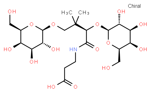 133189 | 137-08-6 | PANTOTHENIC ACID 2,4-DI-O-BETA-D-GALACTOPYRANOSIDE