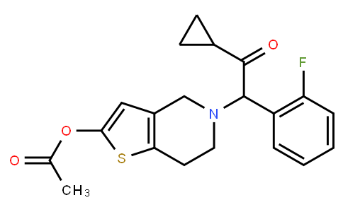 133936 | 150322-43-3 | 5-(2-Cyclopropyl-1-(2-fluorophenyl)-2-oxoethyl)-4,5,6,7-tetrahydrothieno[3,2-c]pyridin-2-yl acetate
