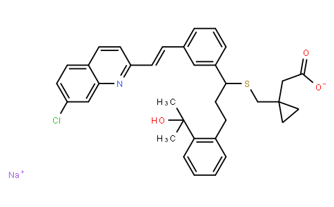 151767-02-1 | sodium (R,S)-2-(1-(((1-(3-(2-(7-chloroquinolin-2-yl)vinyl)phenyl)-3-(2-(2-hydroxypropan-2-yl)phenyl)propyl)thio)methyl)cyclopropyl)acetate