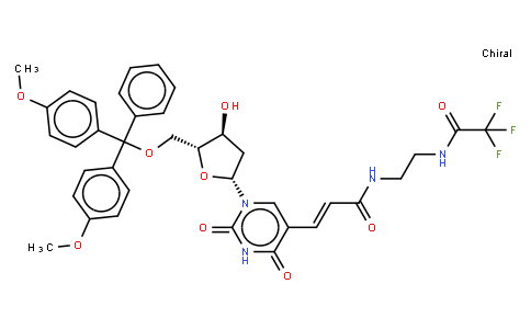 110730 | 153512-23-3 | 5'-O-(DIMETHOXYTRITYL)-5-[N-(2-(TRIFLUOROACETAMIDO)ETHYL)-3-(E)-ACRYLAMIDO]-2'-DEOXYURIDINE