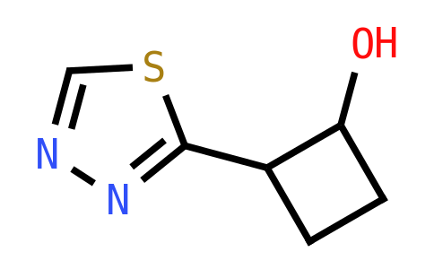 2171945-09-6 | 2-(1,3,4-thiadiazol-2-yl)cyclobutan-1-ol