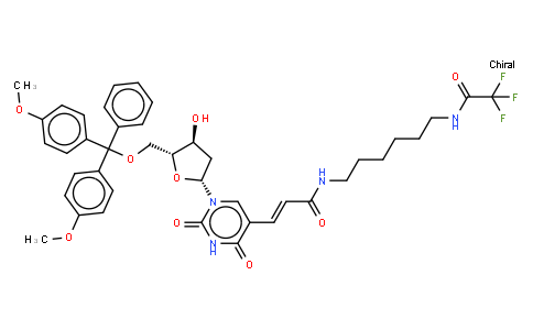 252337-59-0 | (5'-O-(DIMETHOXYTRITYL)-5-[N-(6-(TRIFLUOROACETAMIDO)HEXYL)-3-(E)-ACRYLAMIDO]-2'-DEOXYURIDINE)