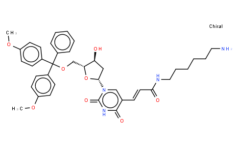110749 | 252337-60-3 | 5-[N-(6-AMINOHEXYL)-3-E-ACRYLAMIDO]-2'-DEOXY-5'-O-DMT-URIDINE