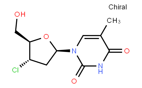 132820 | 25526-94-7 | 1-[(2R,4S,5R)-4-CHLORO-5-(HYDROXYMETHYL)OXOLAN-2-YL]-5-METHYLPYRIMIDINE-2,4-DIONE
