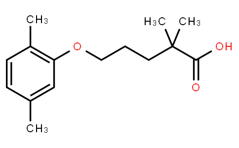 132314 | 25812-30-0 | 5-(2,5-Dimethylphenoxy)-2,2-dimethylpentanoic acid