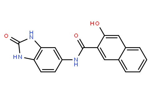 136317 | 26848-40-8 | N-(2,3-DIHYDRO-2-OXO-1H-BENZIMIDAZOL-5-YL)-3-HYDROXY-2-NAPHTHALENECARBOXAMIDE