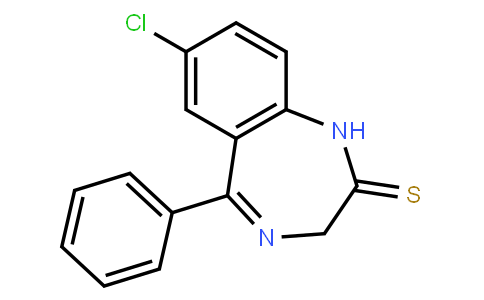 135573 | 4547-02-8 | 7-Chloro-5-phenyl-1H-benzo[e]-[1,4]diazepine-2(3H)-thione