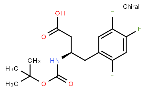 486460-00-8 | (3R)-N-(tert-Butoxycarbonyl)-3-amino-4-(2,4,5-trifluorophenyl)butanoic acid