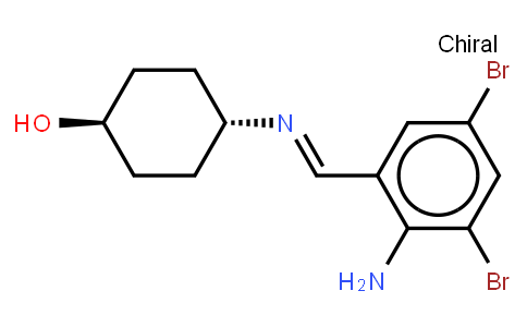133593 | 50910-53-7 | (1R,4R)-4-((E)-2-Amino-3,5-dibromobenzylideneamino)-cyclohexanol