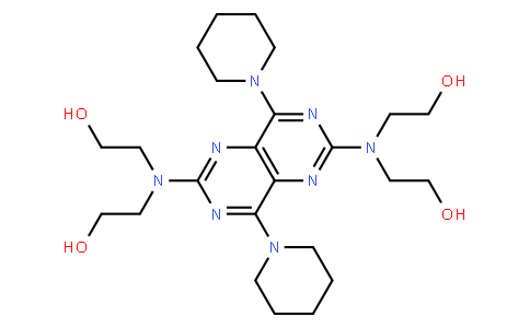 132265 | 58-32-2 | 2,2',2'',2'''-((4,8-Di(piperidin-1-yl)pyrimido[5,4-d]pyrimidine-2,6-diyl)bis(azanetriyl))tetraethanol