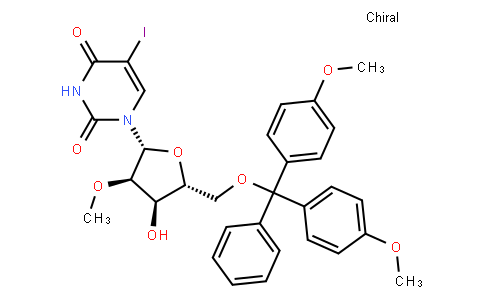 588691-24-1 | 5'-O-[Bis(4-methoxyphenyl)phenylmethyl]-5-iodo-2'-O-methyl-uridine