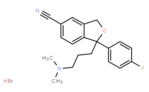 59729-32-7 | 1-(3-(Dimethylamino)propyl)-1-(4-fluorophenyl)-1,3-dihydroisobenzofuran-5-carbonitrile hydrobromide