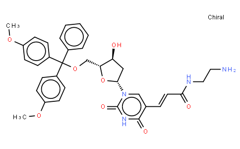 110750 | 606126-32-3 | 5-[N-(2-AMINOETHYL)-3-E-ACRYLAMIDO]-2'-DEOXY-5'-O-DMT-URIDINE