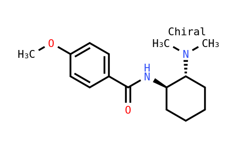 100418 | 67579-25-3 | N-((1R,2R)-2-(dimethylamino)cyclohexyl)-4-methoxylbenzamide