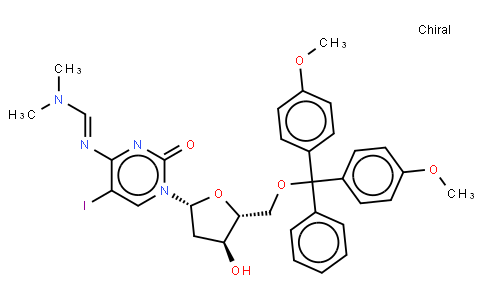 110416 | 717876-96-5 | 5'-O-(DMT)-N4-(DMF)-5-IODO-2'-DEOXYCYTIDINE