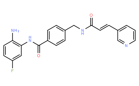 743420-02-2 | (E)-N-(2-amino-5-fluorophenyl)-4-((3-(pyridin-3-yl)acrylamido)methyl)benzamide