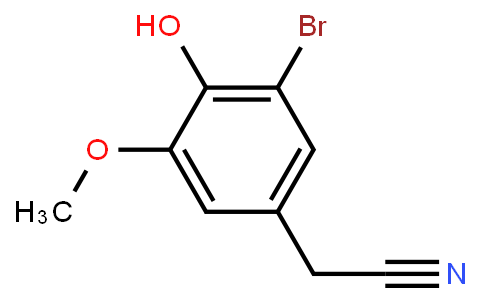 81038-44-0 | 3-BROMO-4-HYDROXY-5-METHOXYPHENYLACETONITRILE