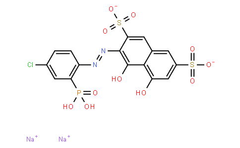 85561-96-2 | 3-((4-CHLORO-2-PHOSPHONOPHENYL)AZO)-4,5-DIHYDROXY-2,7-NAPHTHALENEDISULFONIC ACID DISODIUM SALT