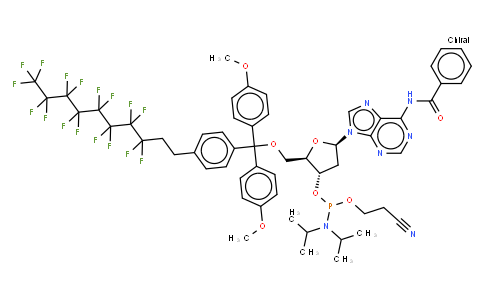 110904 | 865758-44-7 | 5'-O-FDMT-N6-BENZOYL-2'-DEOXYADENOSINE CEP