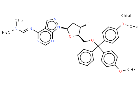 869355-14-6 | 5'-O-(DMT)-N6-(DMF)-8-AZA-7-DEAZA-2'-DEOXYADENOSINE