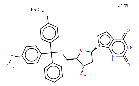 110646 | 869355-16-8 | 5'-O-(4,4'-DIMETHOXYTRITYL)-7-DEAZA-2'-DEOXYXANTHOSINE