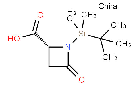 162856-35-1 | (4R)-N-(tert-Butyldimethylsilyl)azetidin-2-one-4-carboxylic acid
