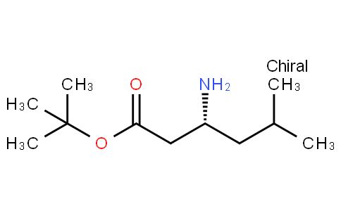 166023-29-6 | (R)-3-Amino-5-methyl-hexanoic acid tert-butyl ester