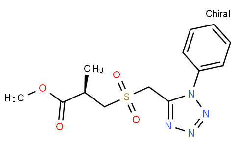1217855-89-4 | 2R-Methyl-3-(1-phenyl-1H-tetrazol-5-ylmethanesulfonyl)-propionic acid methyl ester