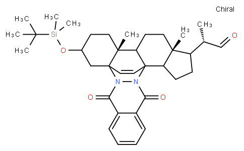 BB10085 | 135178-98-3 | (2S)-2-[(6R,10R)-13-{[tert-Butyl(dimethyl)silyl]oxy}-6,10-dimethyl-17,24-dioxo-16,25-diazaheptacyclo
[13.10.2.01,9.02,6.010,15.016,25.018,23]heptacosa-18,20,22,26-tetraen-5-yl]propanal