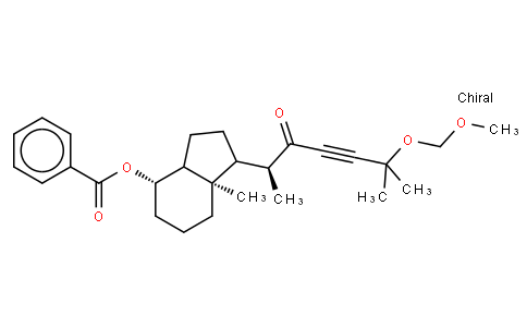 BB10095 | 100858-21-7 | Benzoic acid 1S-(5-methoxymethoxy-1S,5-dimethyl-2-oxo-hex-3-ynyl)-7R-methyl-octahydro-inden-4-yl ester