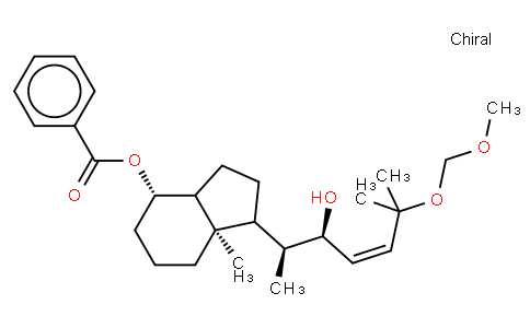 100937-70-0 | Benzoic acid 1S-(2S-hydroxy-5-methoxymethoxy-1S,5-dimethyl-hex-3-enyl)-7R-methyl-octahydro-inden-4-ylester
