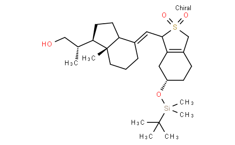 BB10126 | 344798-31-8 | 2-{4-[6S-(tert-Butyl-dimethyl-silanyloxy)-2,2-dioxo-2,3,4,5,6,7-hexahydro-1H-2l6-benzo[c]thiophen-1-ylmethylene]-7R-methyl-octahydr
o-inden-1R-yl}-(S)-propan-1-ol