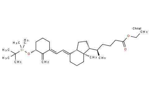 147125-14-2 | (R)-ethyl 5-((1R,3aS,7aR,E)-4-((E)-2-((R)-3-((tert-butyldimethylsilyl)oxy)-2-methylenecyclohexylidene)ethylidene)-7a-methyloctahydro-1H-inden-1-yl)hexanoate