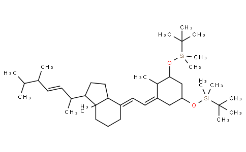 BB10131 | 112670-78-7 | 4-{2-[3,5-Bis-(tert-butyl-dimethyl-silanyloxy)-2-methyl-cyclohexylidene]-ethylidene}-7a-methyl-1-(1,4,5-trimethyl-hex-2-enyl)-octahydro
-indene