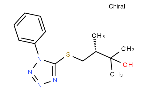 1206201-11-7 | (3R)-2,3-Dimethyl-4-(1-phenyl-1H-tetrazol-5-ylsulfanyl)-butan-2-ol