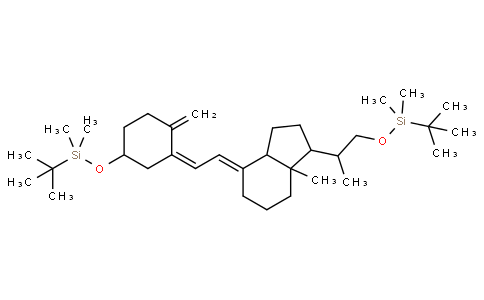 1314402-45-3 | 4-{2-[5-(tert-Butyl-dimethyl-silanyloxy)-2-methylene-cyclohexylidene]-ethylidene}-1-[2-(tert-butyl-dimethyl-silanyloxy)-1-methyl-ethyl]-7
a-methyl-octahydro-indene