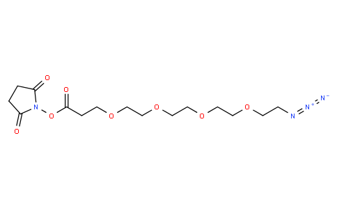 944251-24-5 | Azido, (PEO)4 propionic acid, succinimidyl ester [(3-(Azidotetra(Ethyleneoxy))Propionic Acid, Succinimidyl Ester))]