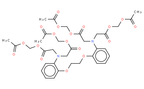 126150-97-8 | BAPTA, AM ester [1,2- Bis(2-aminophenoxy)ethane-N,N,N',N'-tetraacetic acid, tetraacetoxymethyl ester]