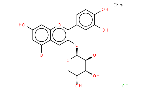 N0056 | 57186-11-5 | Cyanidin 3-arabinoside chloride