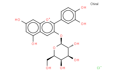 N0058 | 27661-36-5 | Cyanidin 3-galactoside chloride