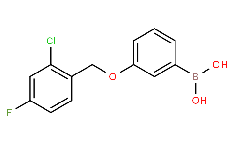 [3-[(2-chloro-4-fluorophenyl)methoxy]phenyl]boronic acid