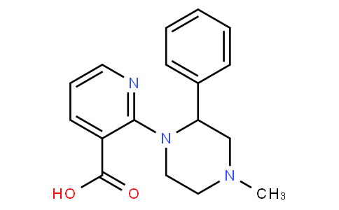 1-(3-Carboxypyrid-2-yl)-2-phenyl-4-methyl-piperazine