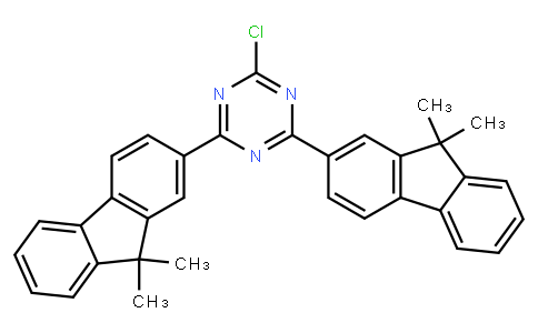 OL10223 | 1459162-69-6 | 2-chloro-4,6-bis(9,9-dimethyl-9H-fluoren-2yl)-1,3,5-Triazine